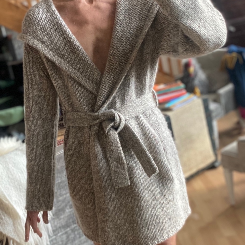 NAKEDCashmere Chunky Knit Wrap Cardigan Med